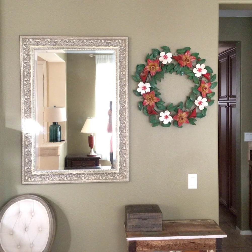 Seasons Of Bloom Rustic Iron Wreath Sundance Catalog